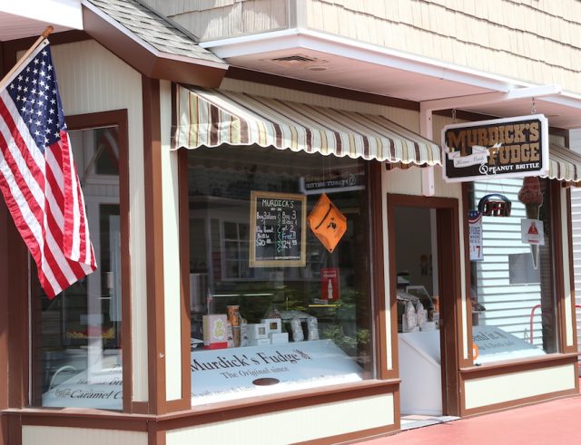 Our Mackinaw City fudge store (on the right) is located inside the 30-plus store Mackinaw Crossings entertainment and shopping complex in the heart of downtown.