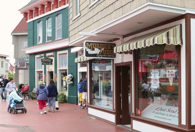 The authentic Original Murdick's Fudge shop is inside Mackinaw Crossings.