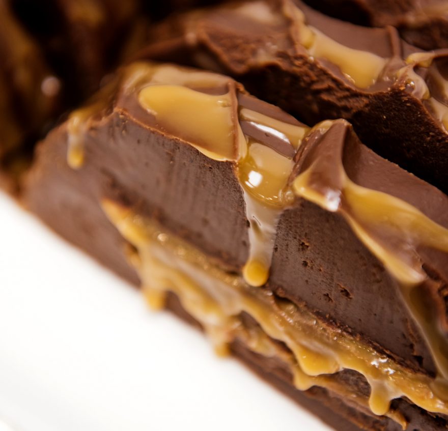 Double Chocolate Caramel Sea Salt Fudge